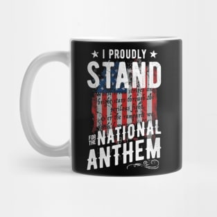 Stand With National Anthem Mug